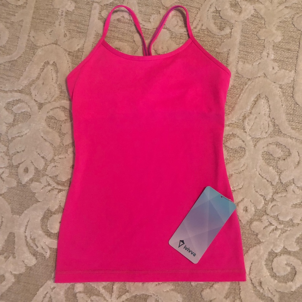 Size 10 hot pink Ivivva Tumblin’ Tank. NWT.
